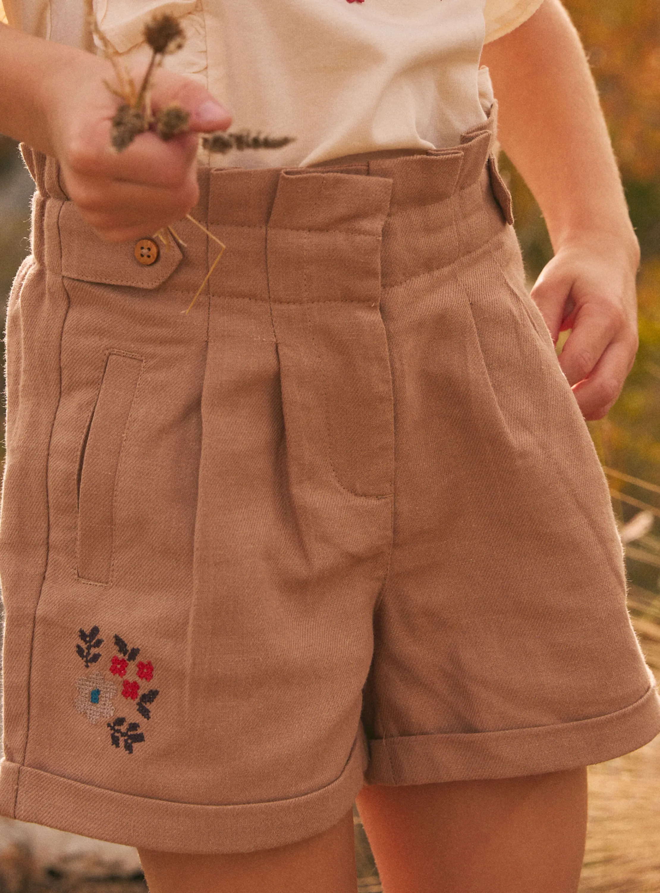Shop Sergent Major Light brown SHORTS