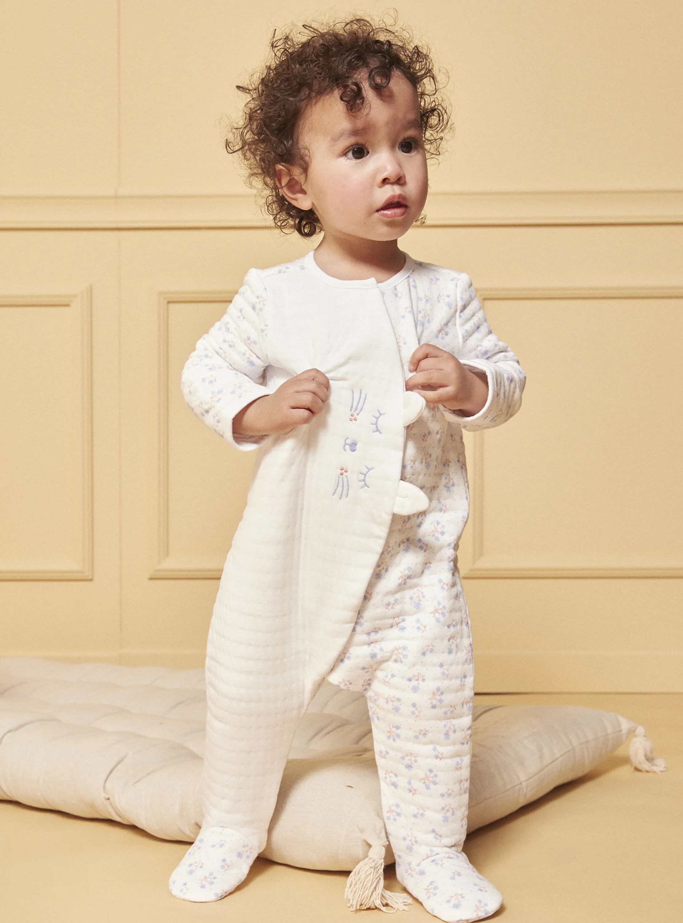 Best Sergent Major Off white BABYGROW