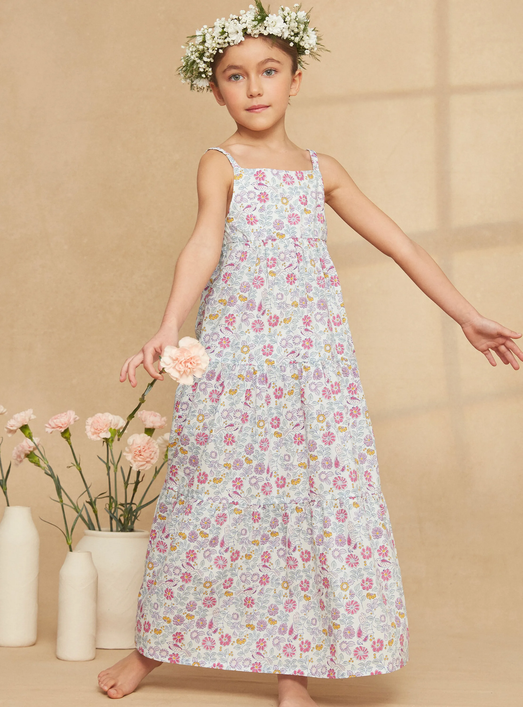 Hot Sergent Major Off white SUNBATHING DRESS