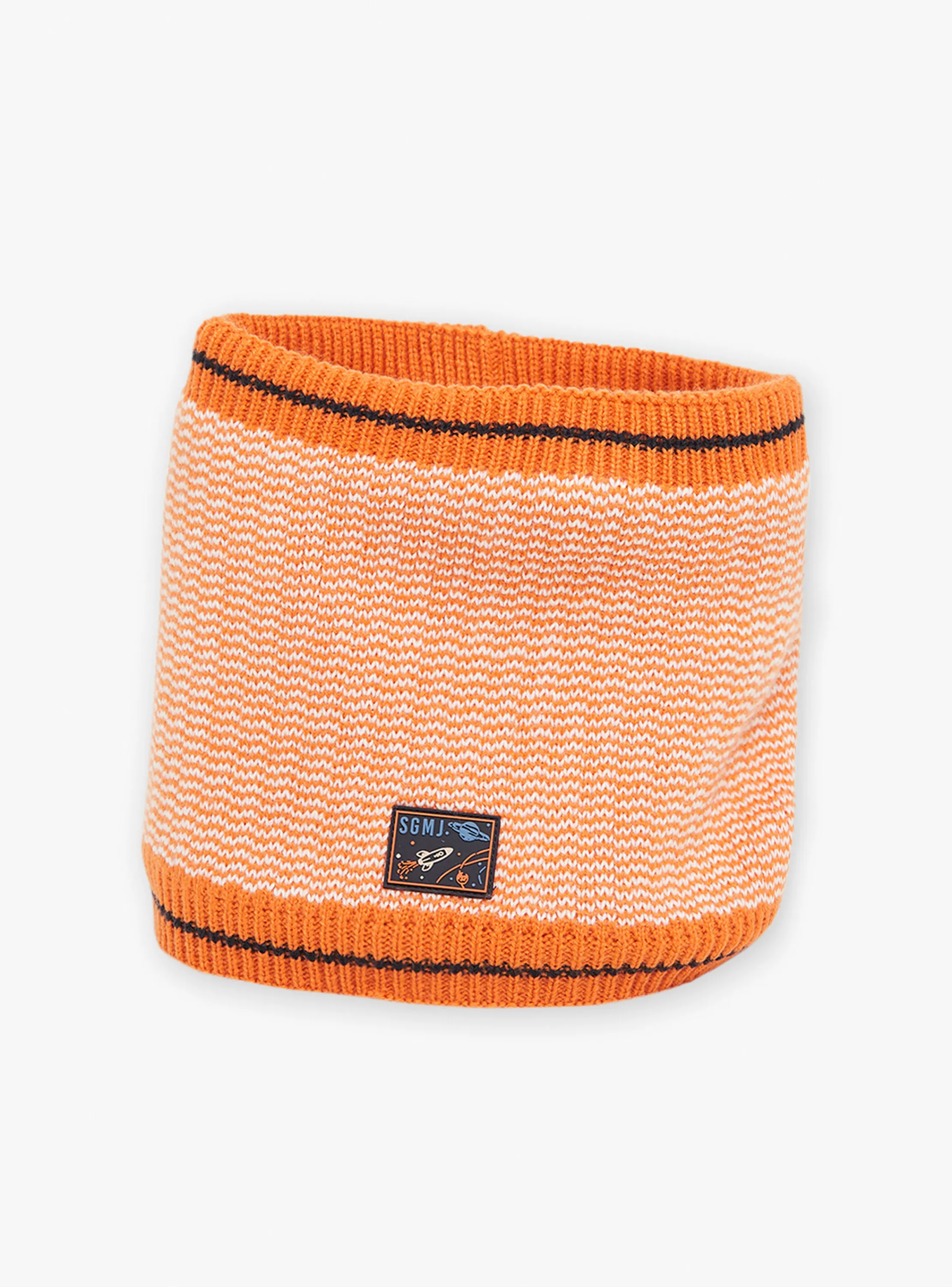 Shop Sergent Major Orange knitted snood