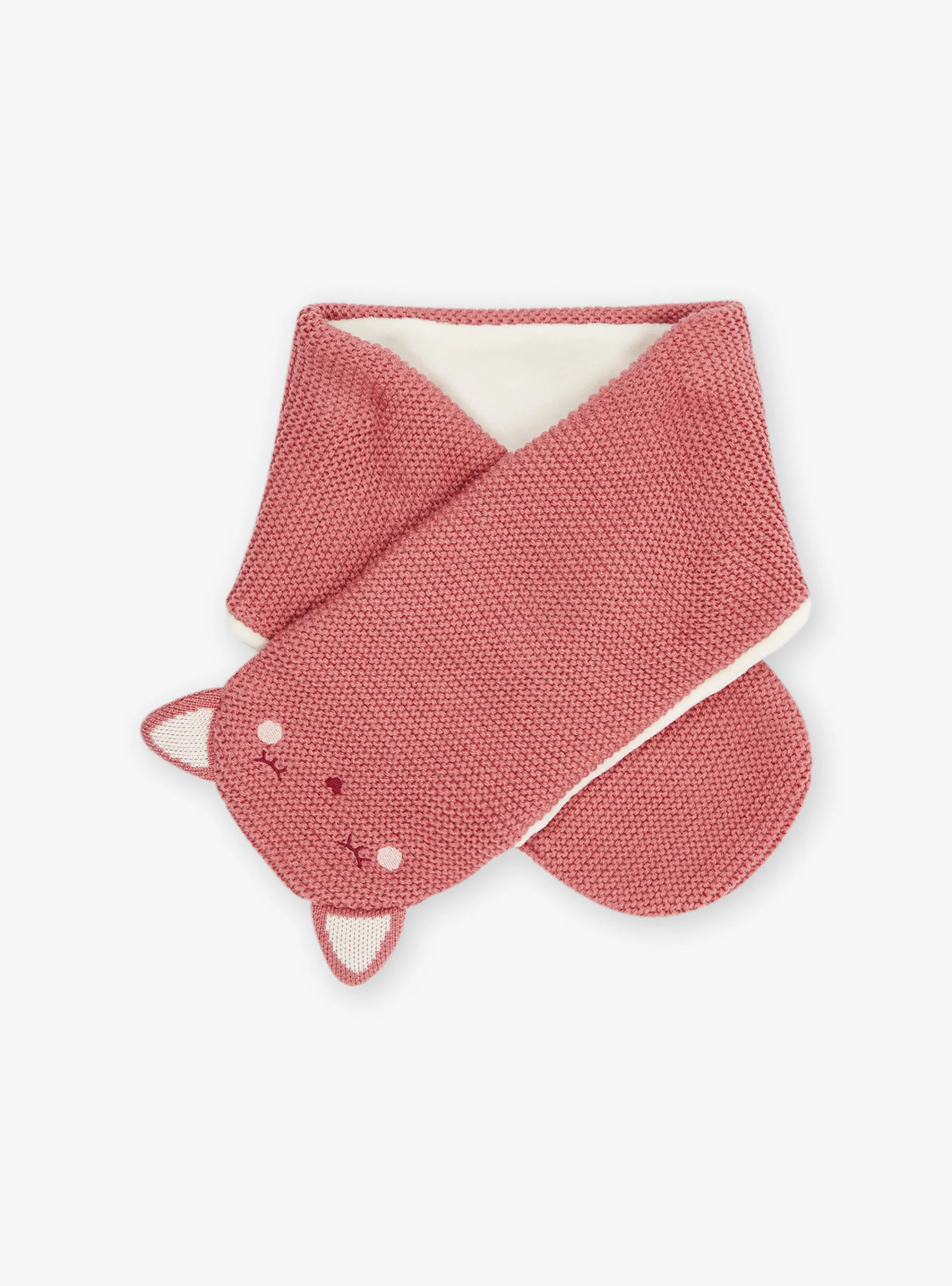 Best Sergent Major Pink knitted scarf