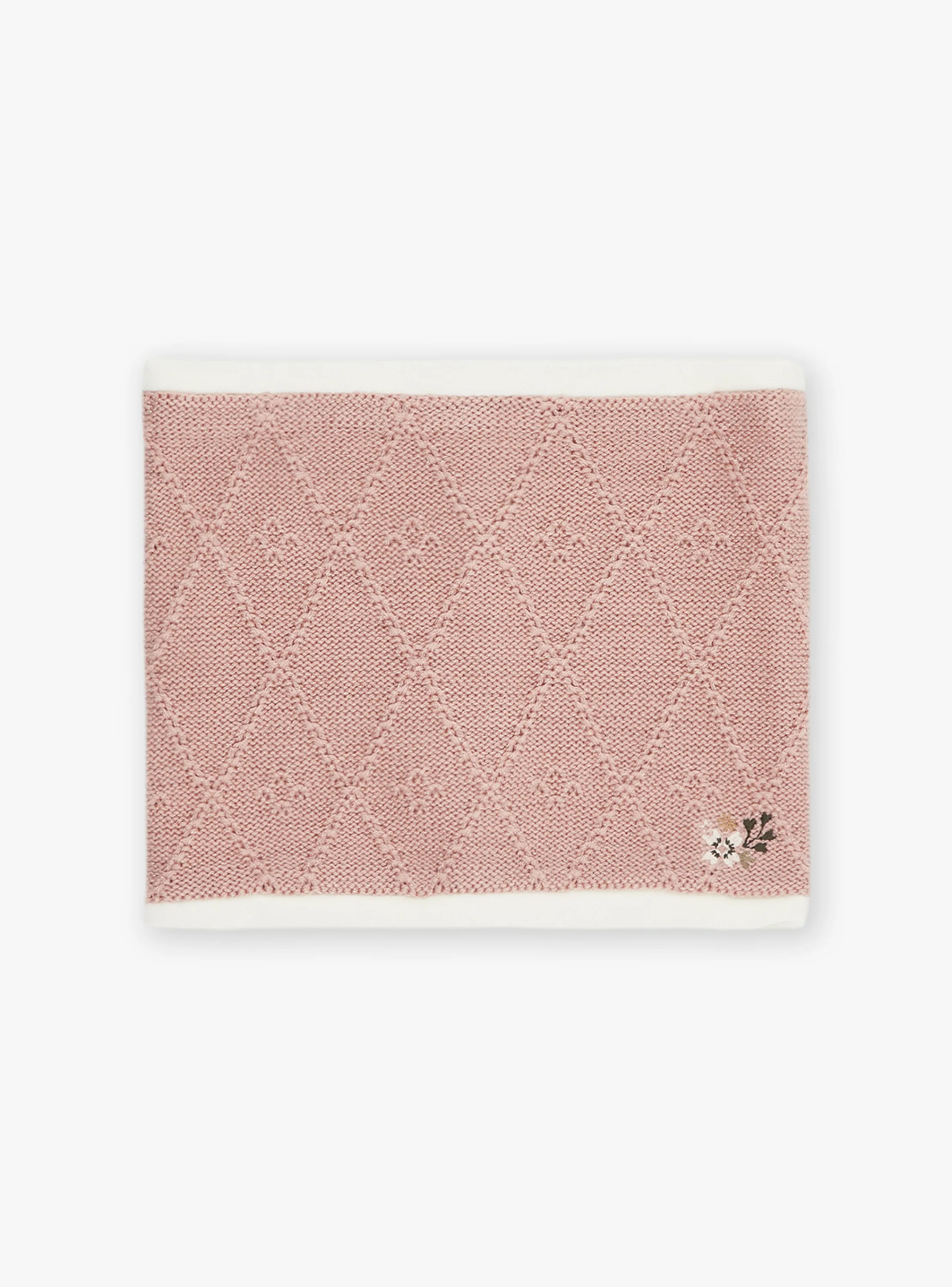 Online Sergent Major Pink knitted snood