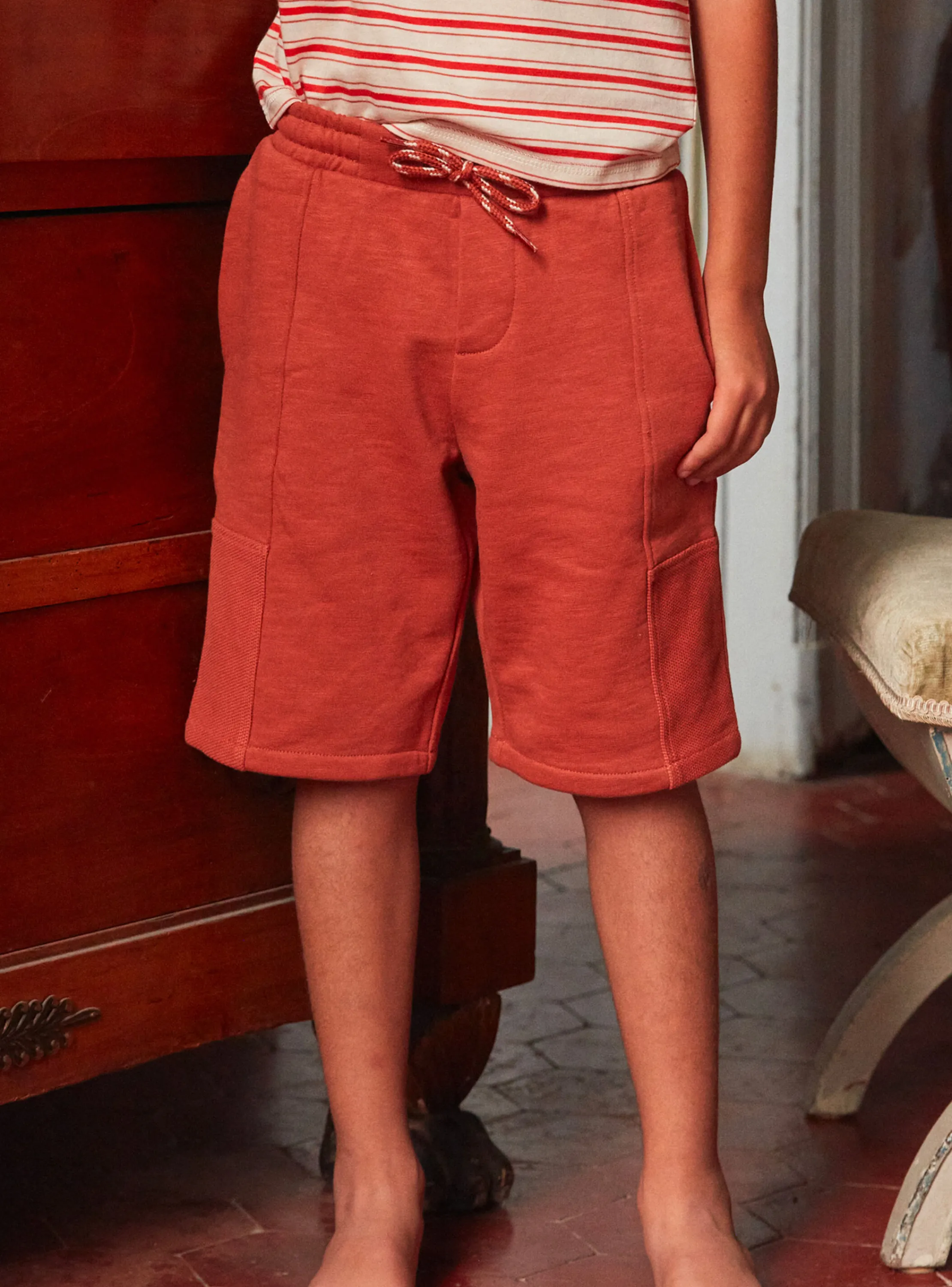 Outlet Sergent Major Red BERMUDA