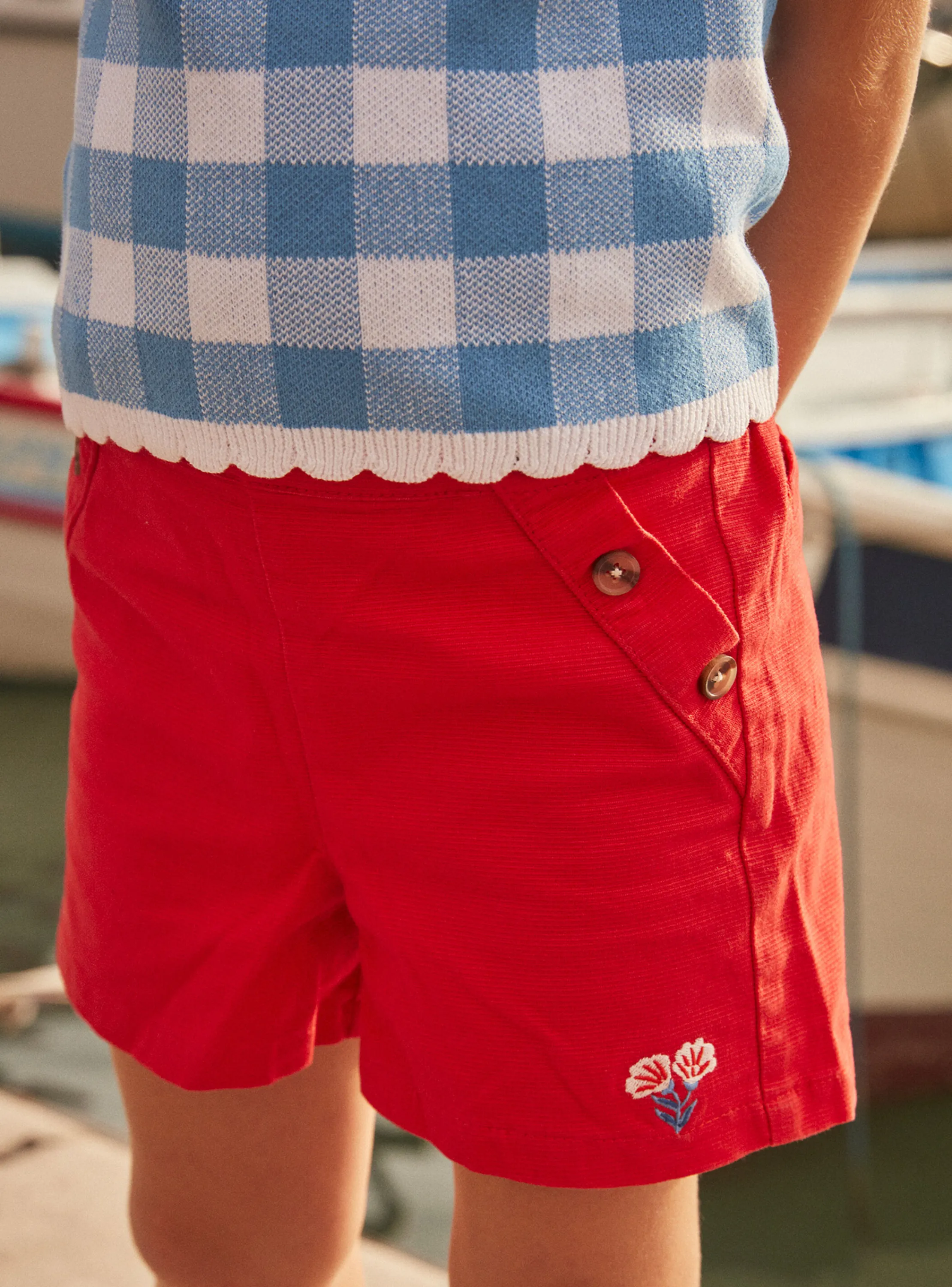 Cheap Sergent Major Red SHORTS