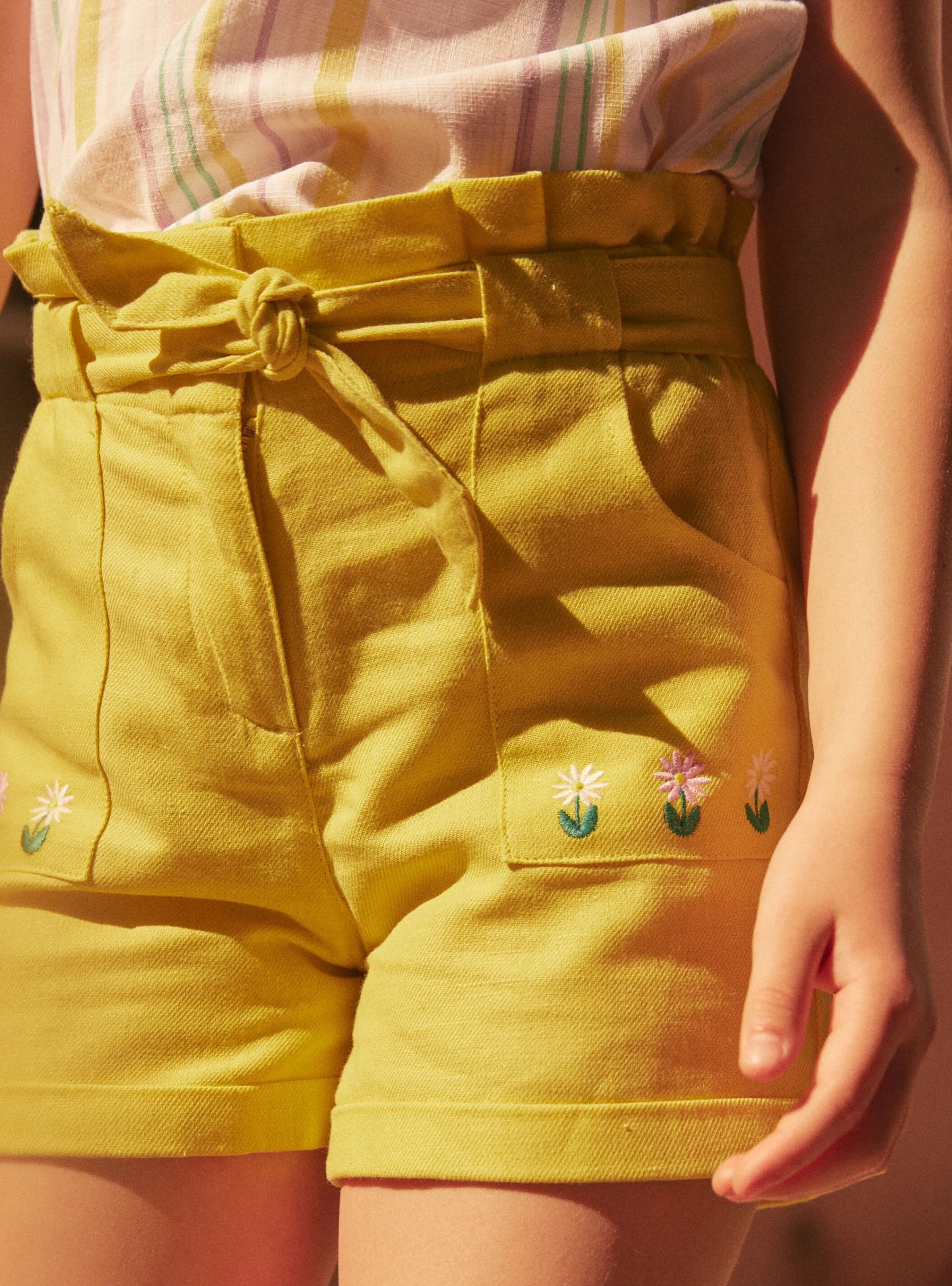 Online Sergent Major Yellow SHORTS